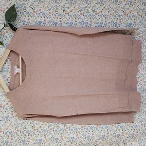 Shrinking Violet Dusty Pink Sweater Pullover